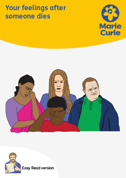Publication image for easy read - your feelings after someone dies