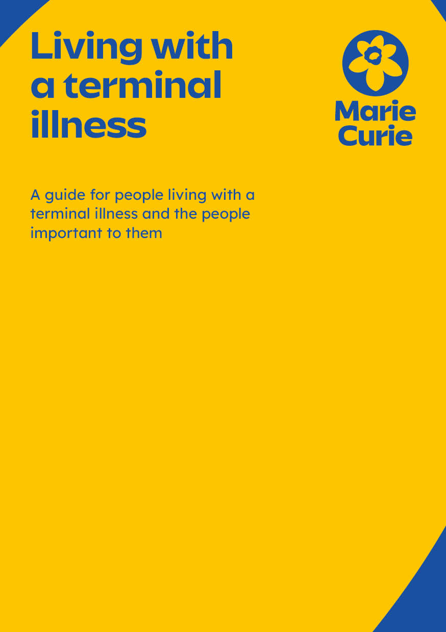 Publication image for living with a terminal illness