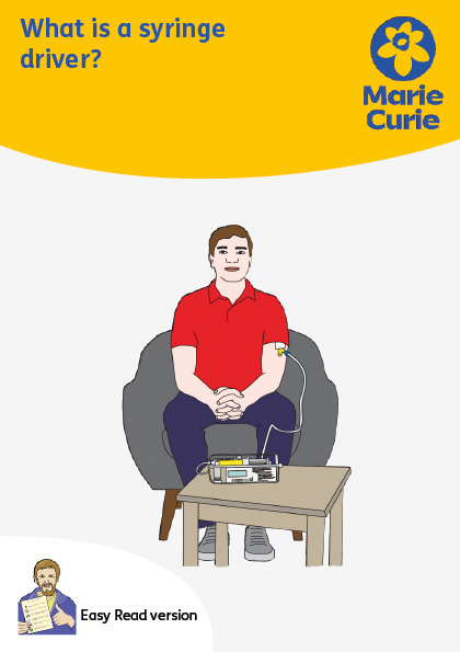 Publication image for easy read - what is a syringe driver?