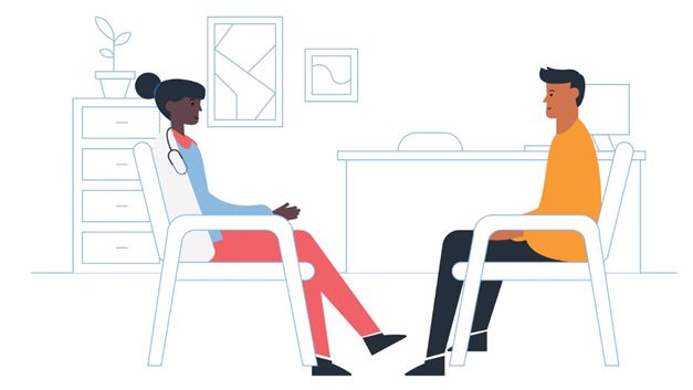 GP and patient illustration